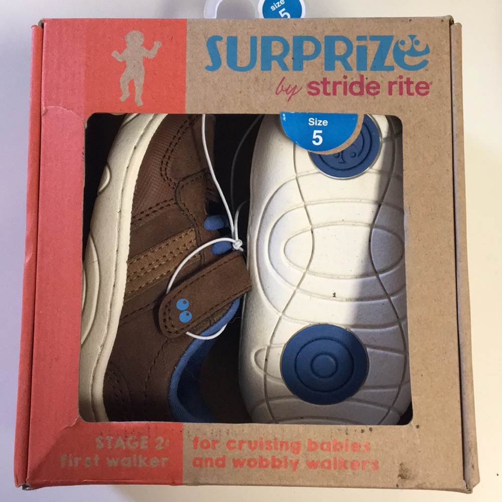 Size 5 toddler shoes. Surprize by Stride Rite